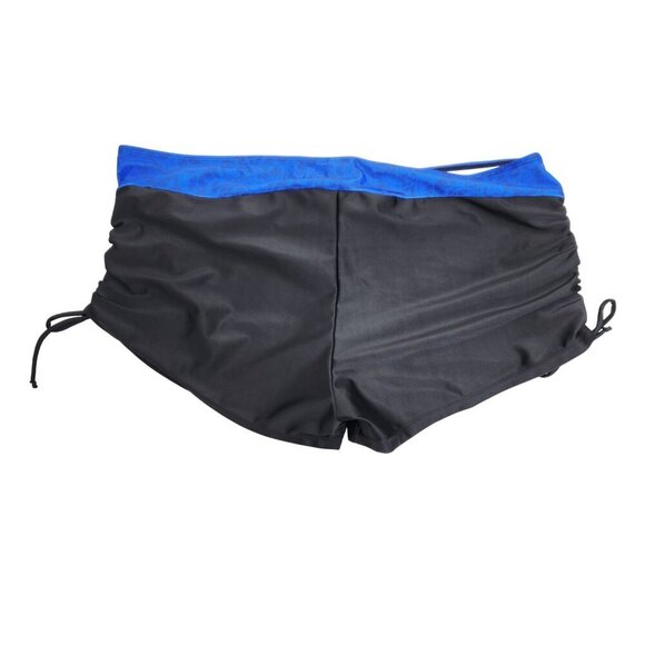 Plus Size 3X Rosegal Womens 2-Piece Tankini Set kull Wings Print Blue Black - Picture 7 of 7